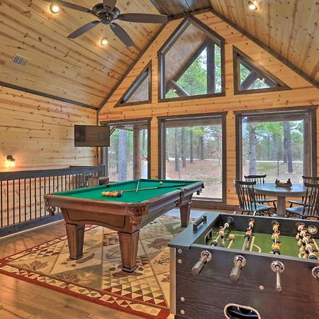 Luxe 'Great Bear Lodge' With Spa, Fire Pit, And Views! Broken Bow Luaran gambar
